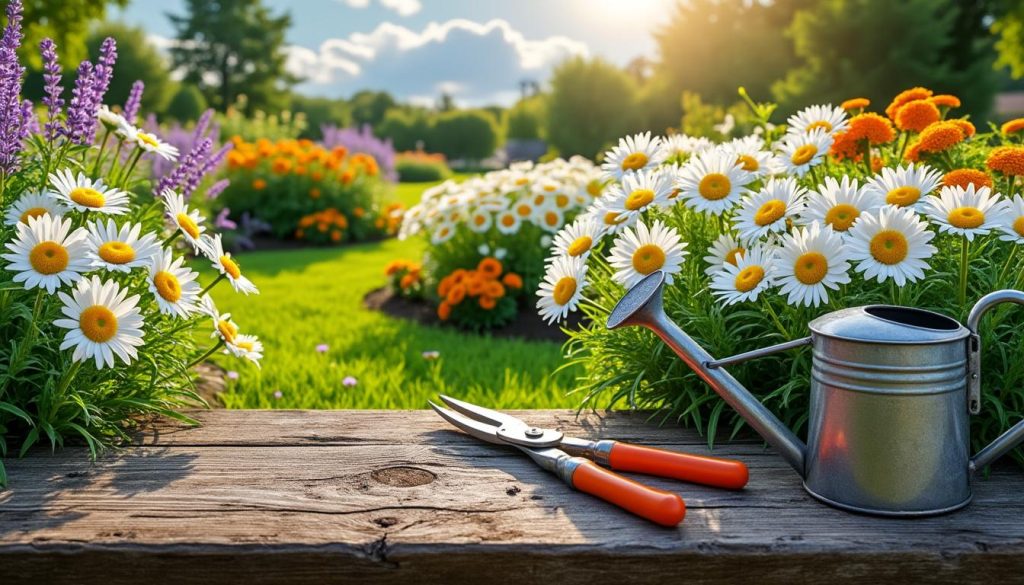 erfahren sie, wie sie margeriten im garten richtig pflegen und gestalten, um ein blühendes und attraktives blumenbeet zu schaffen.