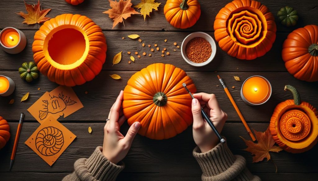 entdecken sie einfache und kreative ideen zum kürbis schnitzen für halloween. perfekt für anfänger und kreative köpfe, um gruselige und originelle kürbisdekorationen zu gestalten.